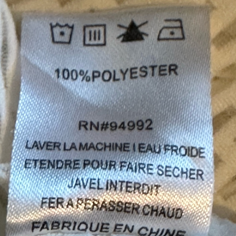 Solid White, Neiman Marcus Polyester Belted Eyele… - image 8